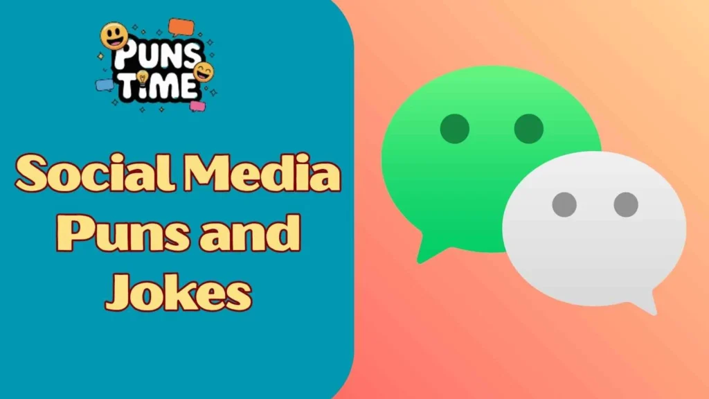 Social media puns and jokes in English