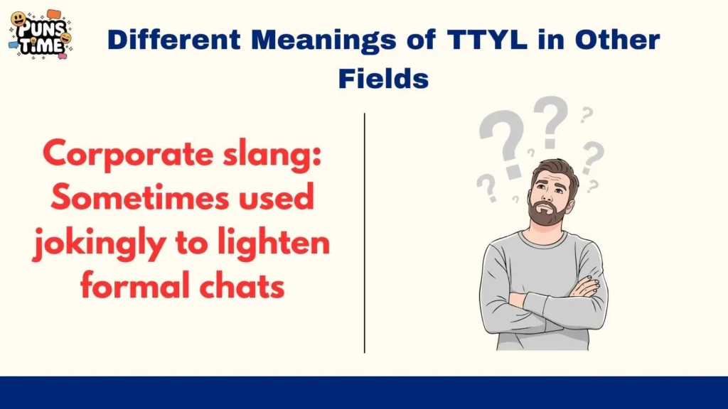 Different Meanings of TTYL in Other Fields