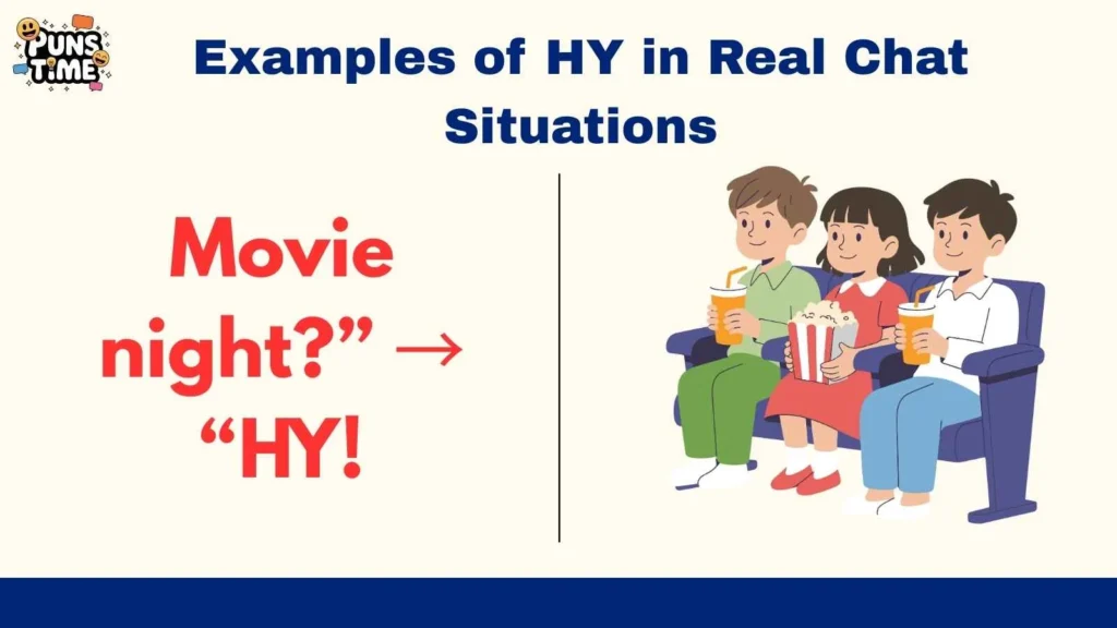 Examples of HY in Real Chat Situations