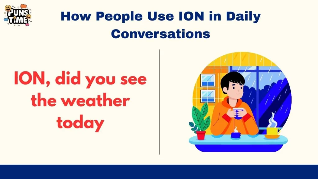 How People Use ION in Daily Conversations
