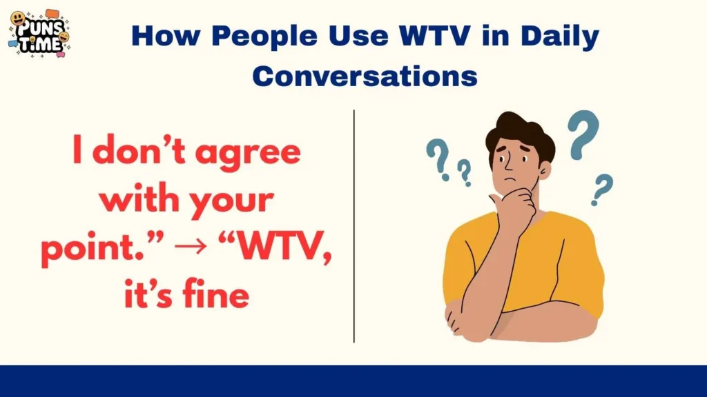 How People Use WTV in Daily Conversations