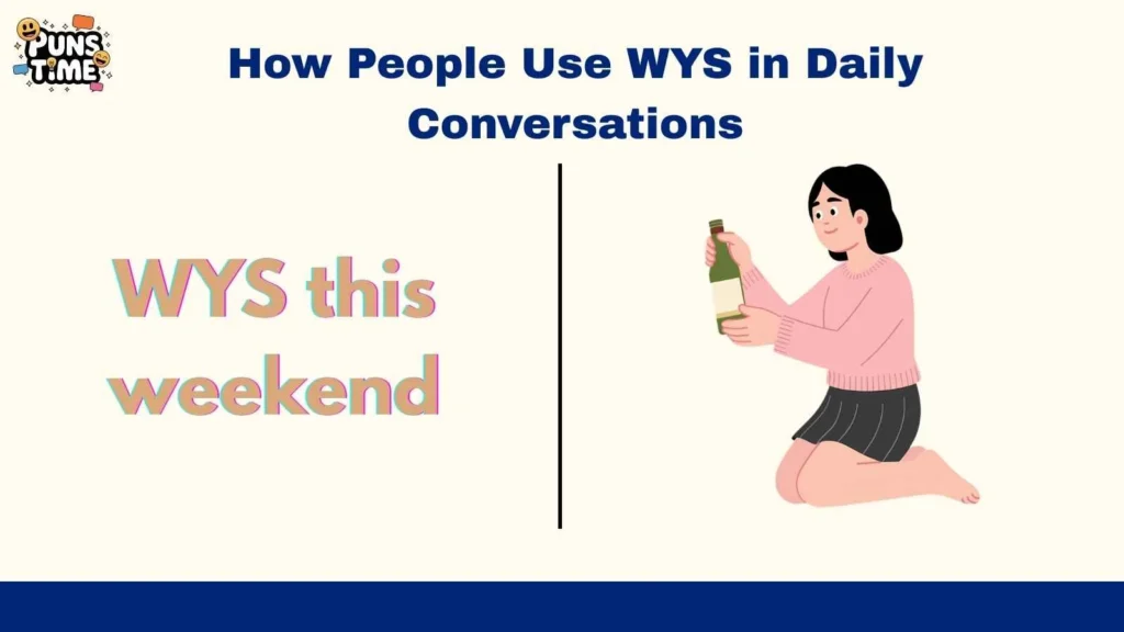 How People Use WYS in Daily Conversations
