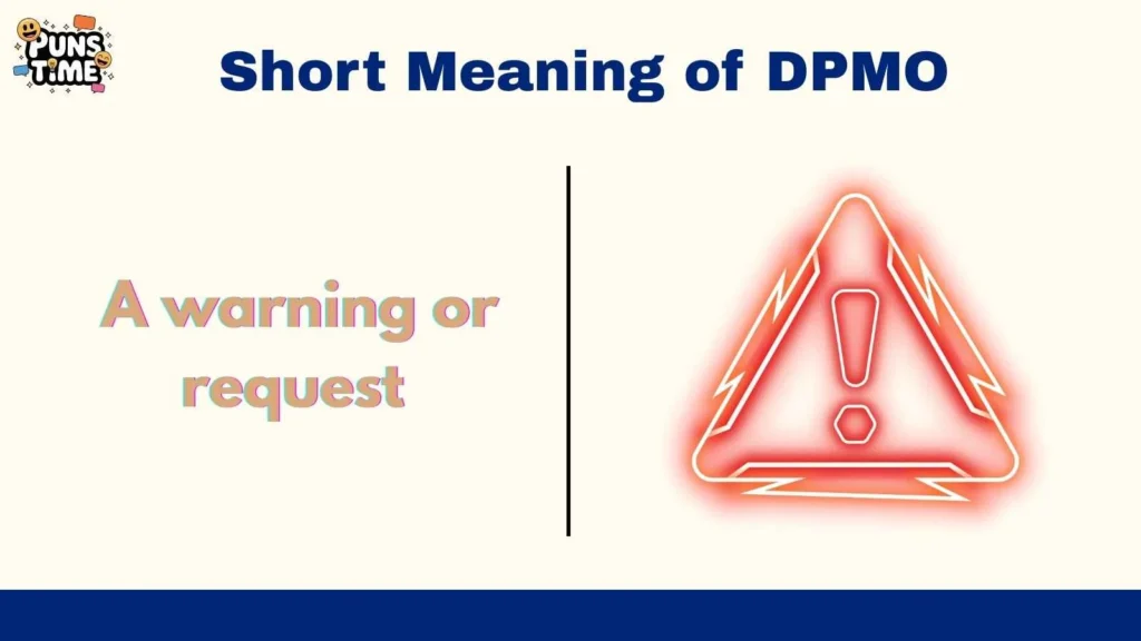 Short Meaning of DPMO