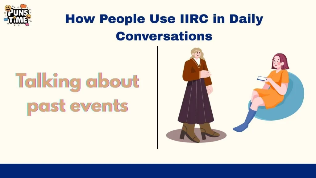 How People Use IIRC in Daily Conversations
