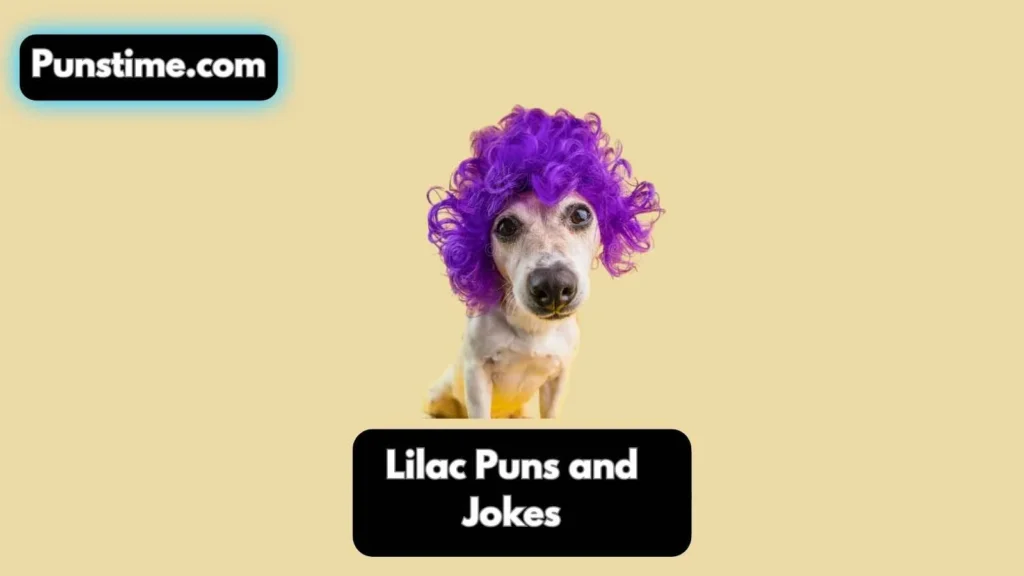 Funny Lilac Puns Captions