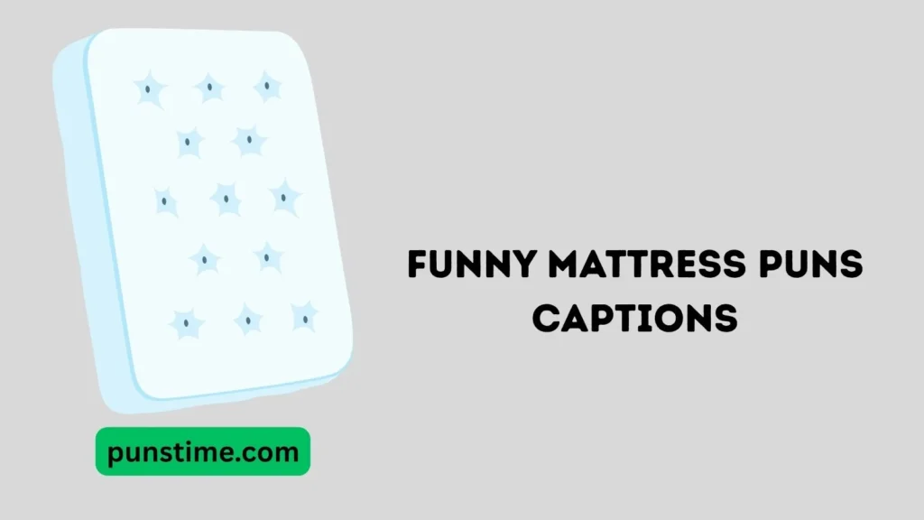 Funny Mattress Puns Captions