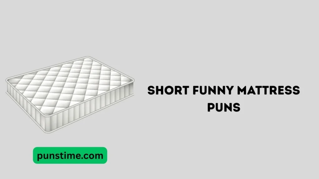 Short Funny Mattress Puns