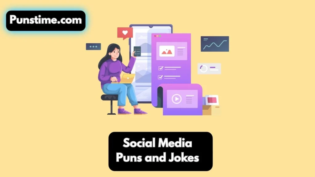 Short Funny Social Media Puns