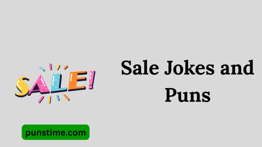 Funny Sale Puns Captions