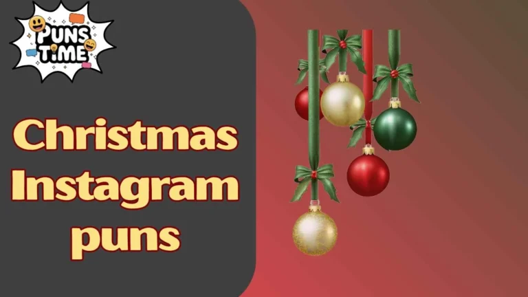 Christmas Instagram puns