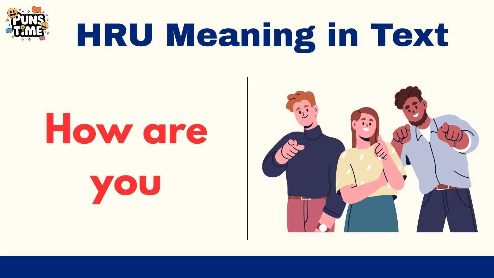 HRU Meaning in Text