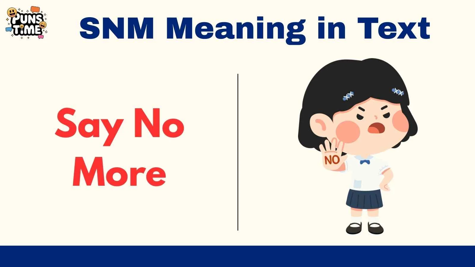 SNM Meaning in Text
