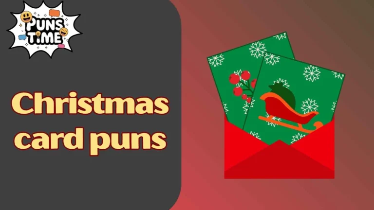 Christmas card puns