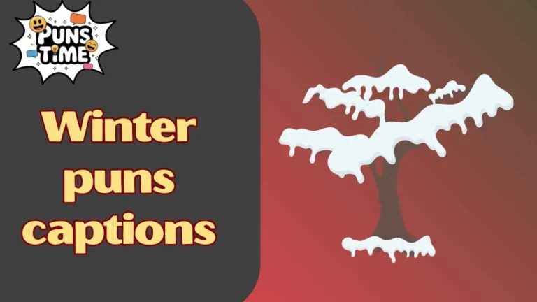 Winter puns captions
