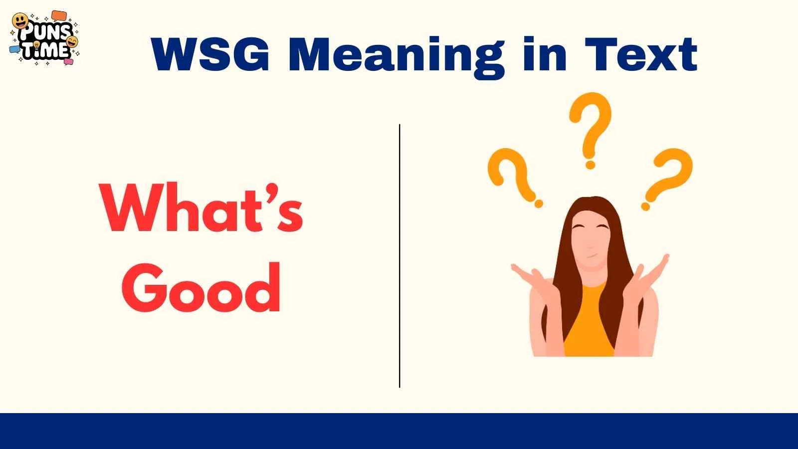 WSG Meaning in Text