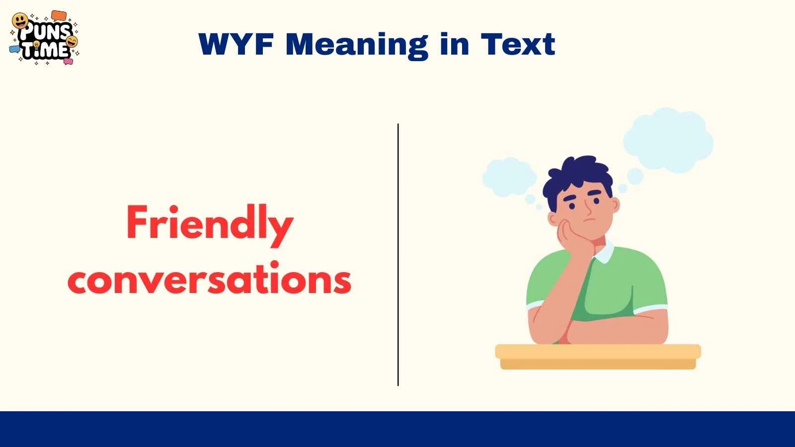 WYF Meaning in Text