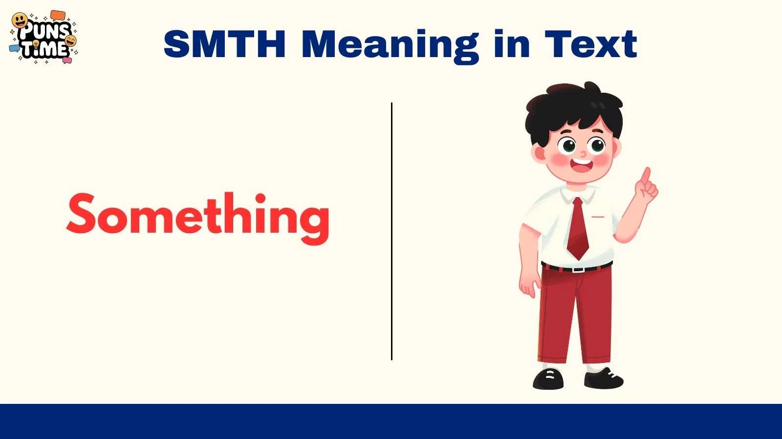 SMTH Meaning in Text