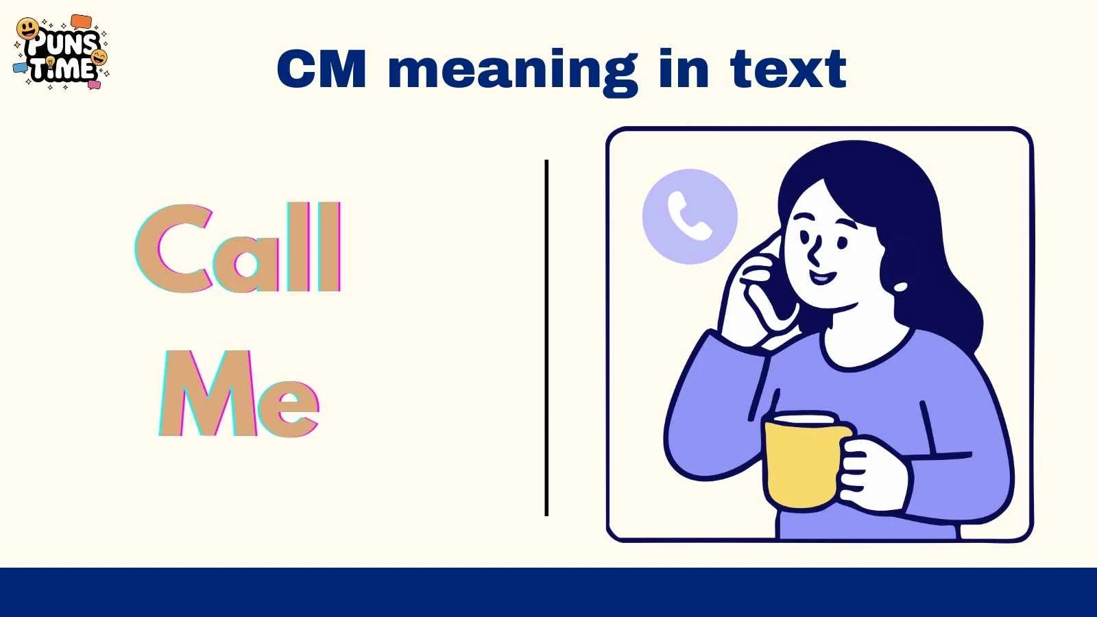 CM meaning in text