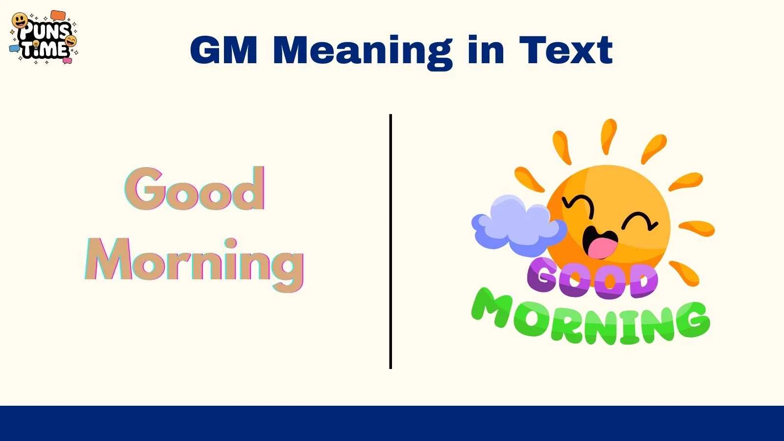 GM Meaning in Text