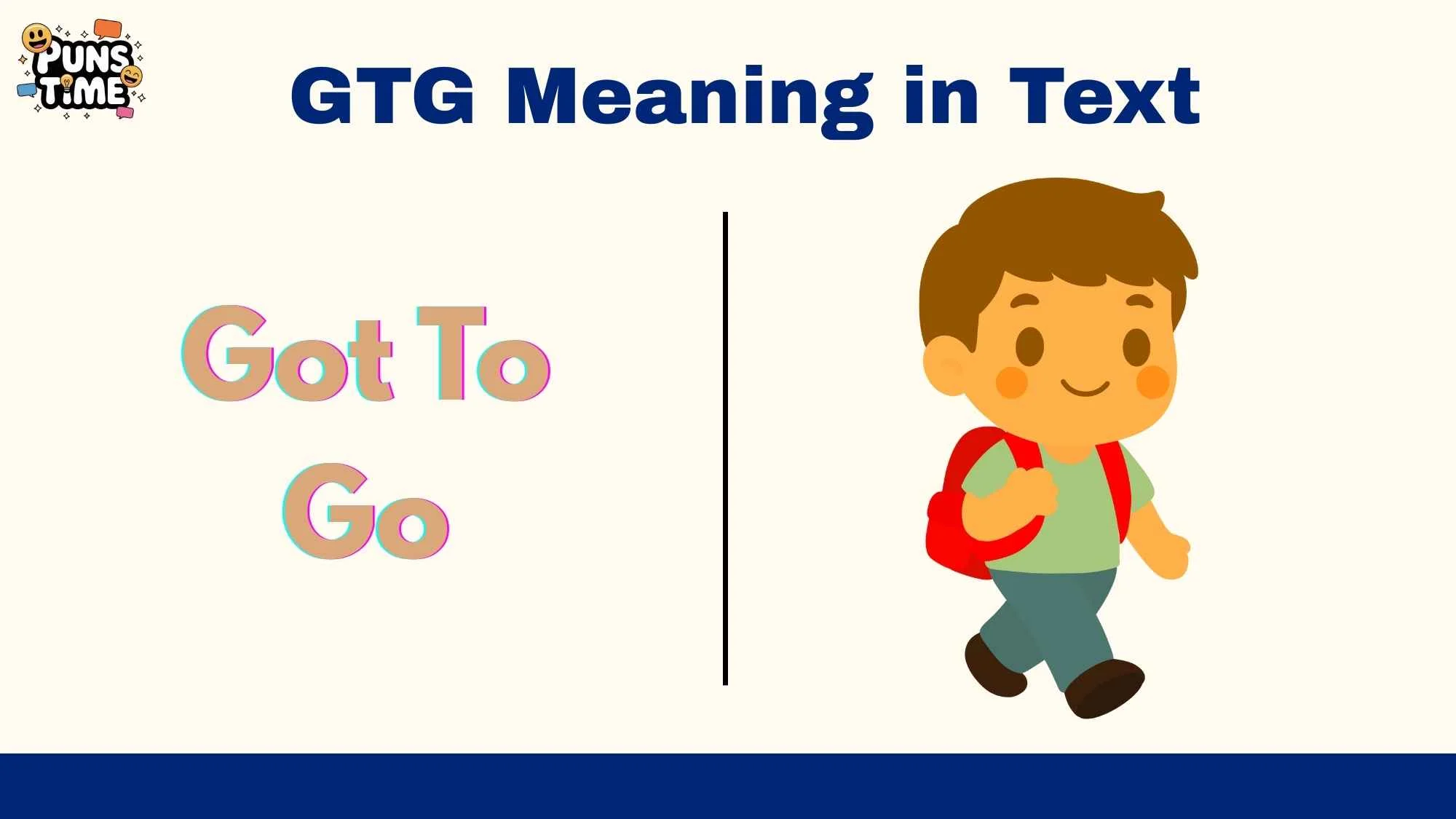 GTG Meaning in Text