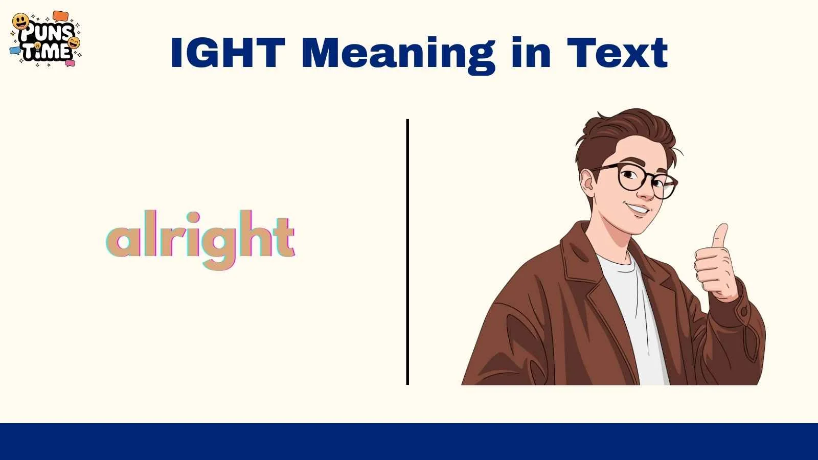 IGHT Meaning in Text