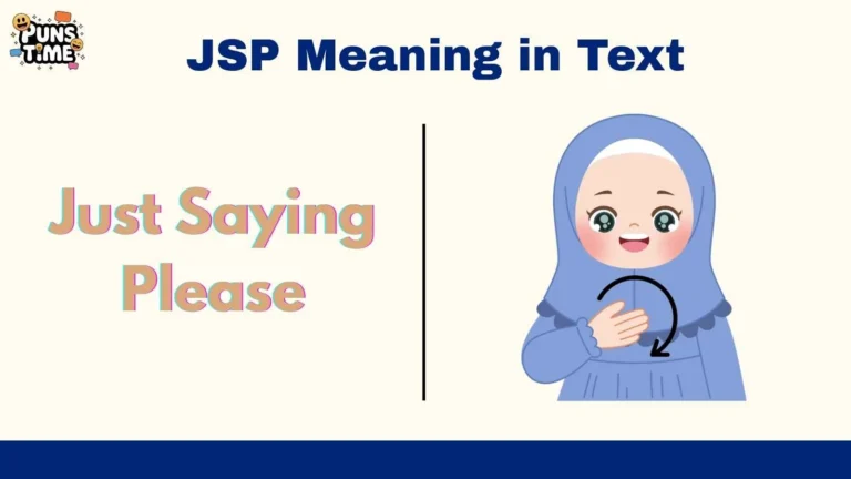 JSP Meaning in Text