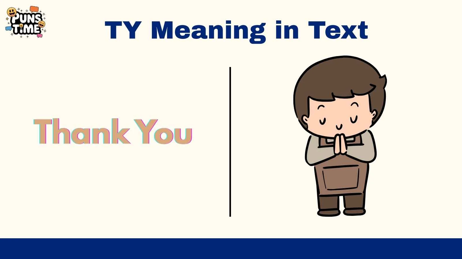 TY Meaning in Text
